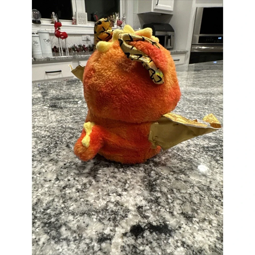 Little Live Pets Sparkles My Dancing‎ Dragon Orange Plush Tested Works